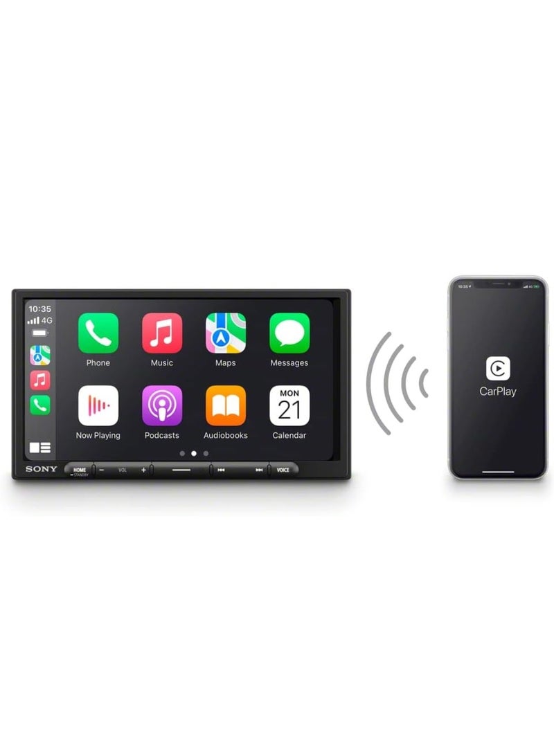 Sony Sony XAV-AX4000 7 Inch Multimedia Receiver with Wireless Car Play Android Auto and Maestro Ready 2Din Car Stereo - Image 2