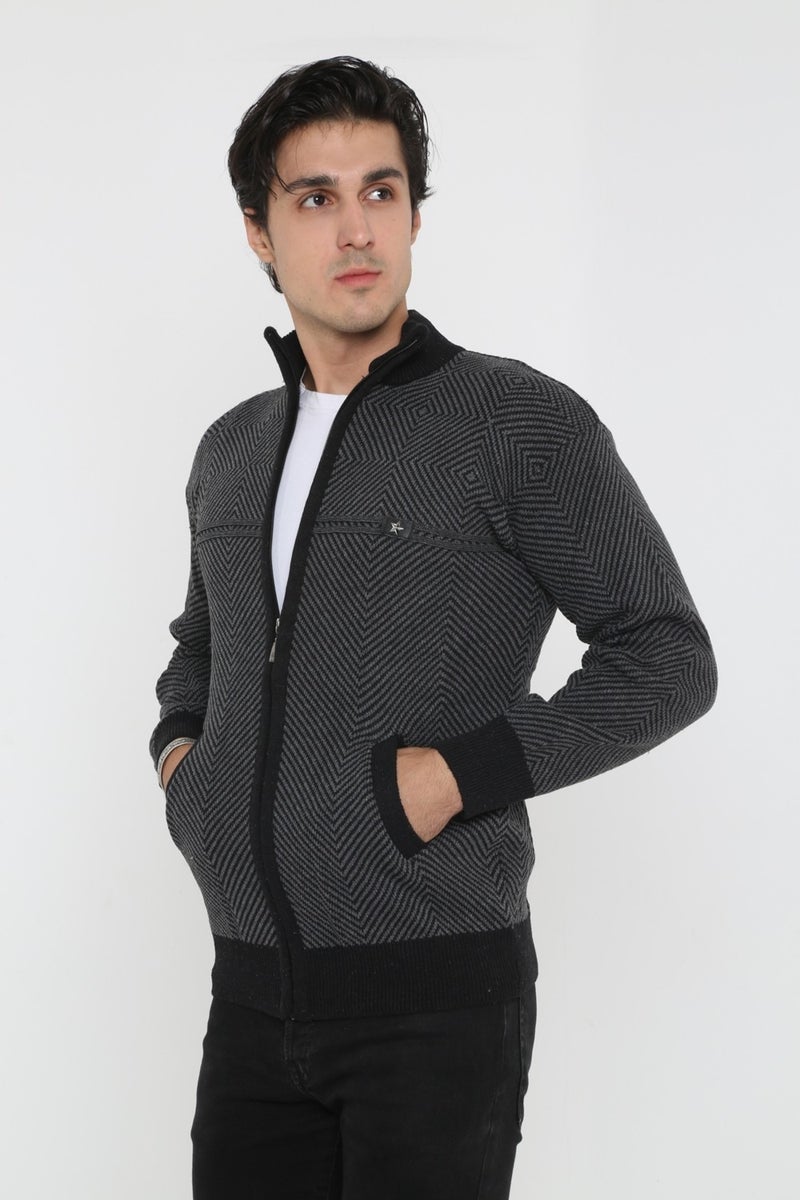 KMK Kombin KMK Combination Baba Super Oversized Knitwear Zippered Knitted Cardigan & Sweater  - Image 4