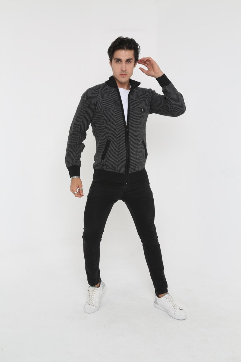 KMK Kombin KMK Combination Baba Super Oversized Knitwear Zippered Knitted Cardigan & Sweater  - Image 5