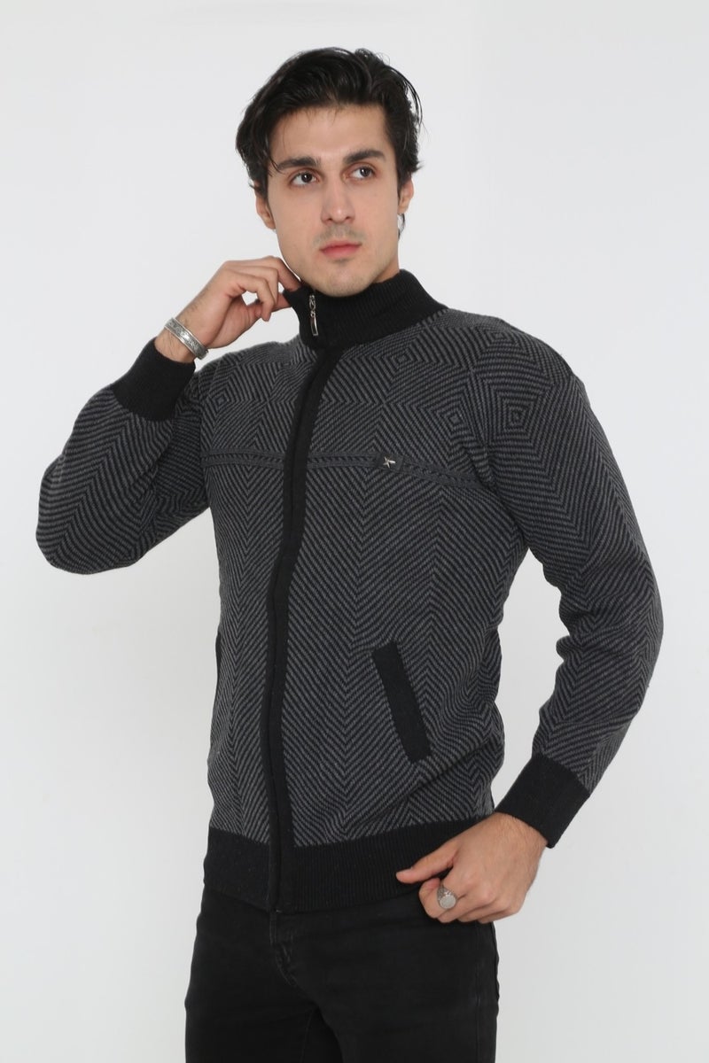 KMK Kombin KMK Combination Baba Super Oversized Knitwear Zippered Knitted Cardigan & Sweater  - Image 2