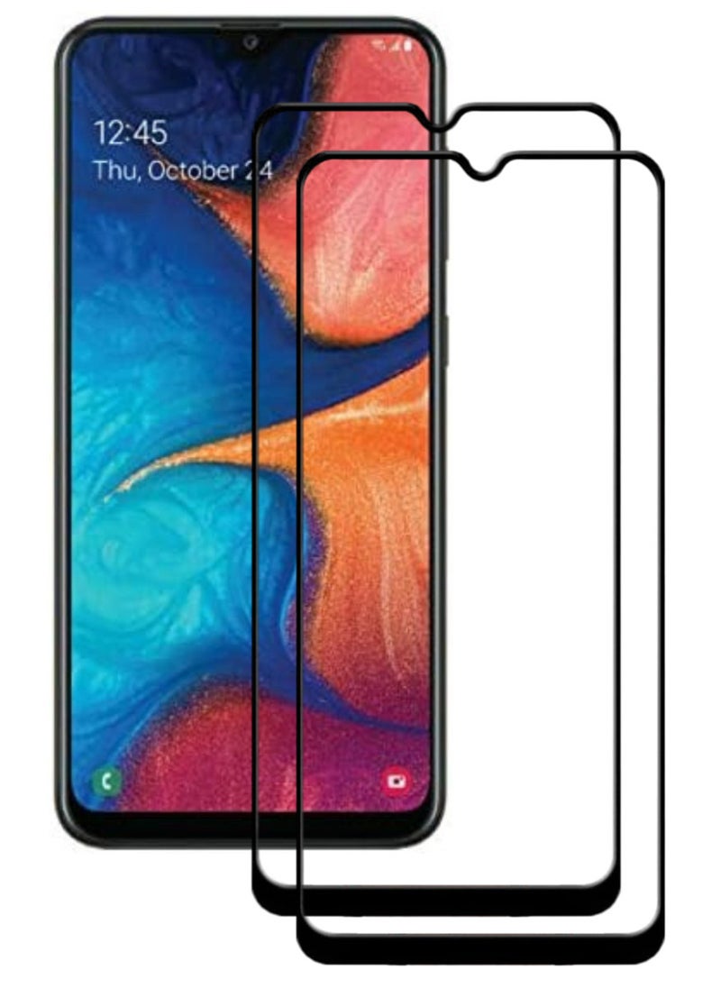 ACLIX 2 Pieces Antistatic ESD Dustproof Premium Quality High Definition Tempered Glass Screen Protector Designed For Samsung Galaxy A20 - Image 1