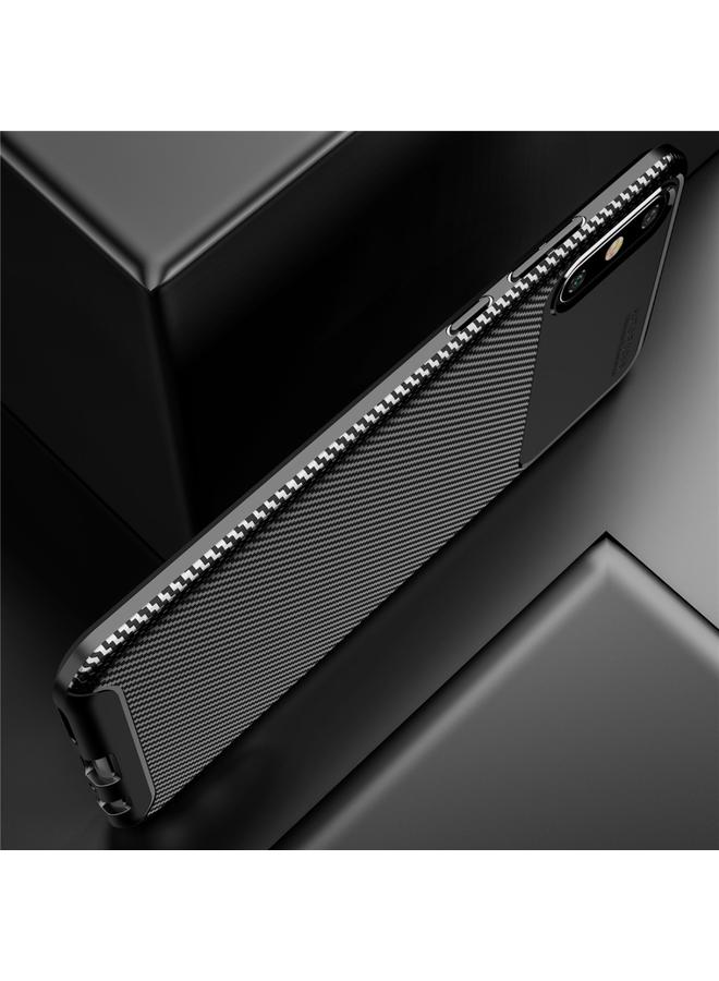 S-TOP Case For Huawei Enjoy 10e Carbon Fiber Texture Shockproof TPU Case - Image 5