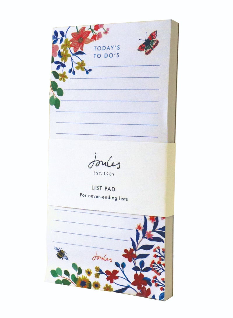 Joules Floral List Pad - Image 2