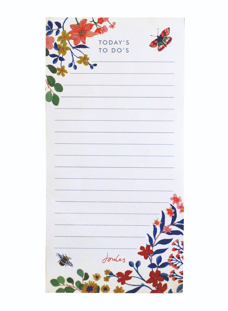 Joules Floral List Pad - Image 1