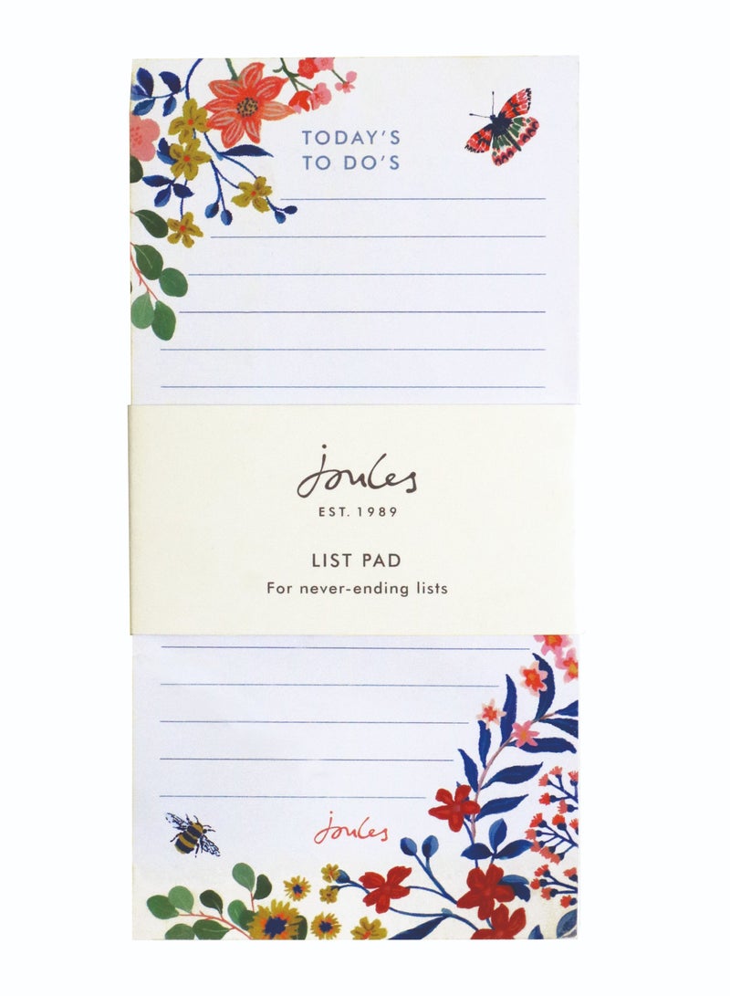 Joules Floral List Pad - Image 3