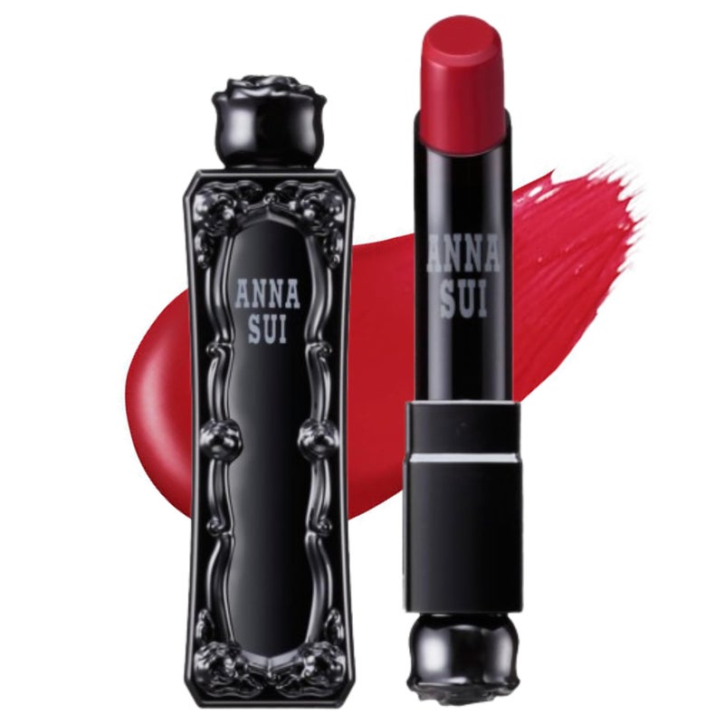 ANNA SUI Rouge Red  Lipstick  Development of Rich Vivid Color  Rich Texture  Sculpted Form  LongLasting  Sophisticated and Elegant Red  401 Cardinal Red  012 oz