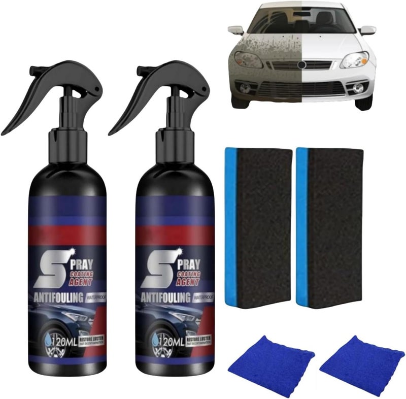 klarako Kdkn Spray Coating Agent - Multi Functional Coating Renewal Agent Spray, 3 in 1 Ceramic Car Coating Spray High Protection, Quick Coating Agent Spray (2) - Image 1