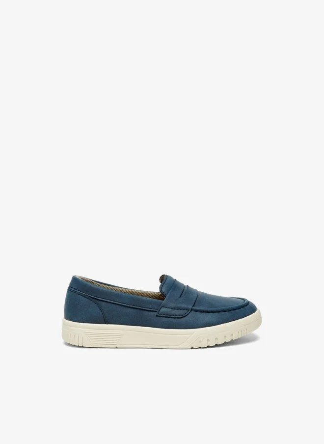 LBL By Shoexpress Solid Slip-On School Loafers