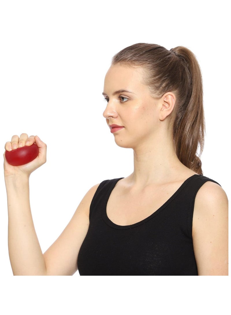 Phyzioline Hand Trainer Finger Trainer Ball, 1 Ball Soft Rubber Kneading for Hands Therapy Osteoarthritis, Finger Training, Relieves Stress, Anxiety Relief for physiotherapy - Image 2