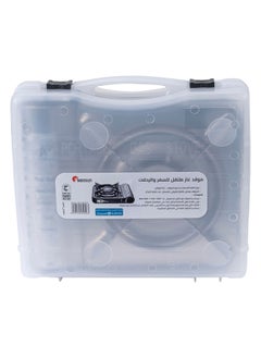 MAXSUN Maxsun, Portable gas stove for travel and trips, Outdoor cooking gas stove, Silver, Size 32.9*27.7*10.1 Cm  - Image 4