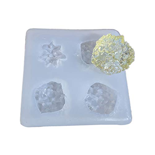 EINCORN Crystal Cluster Mold Resin Simulation Original Stone UV Epoxy Resin Mold Handmade Decorations Crystal Stone Casting Mold 5x45x15cm as the picture shows - Image 1