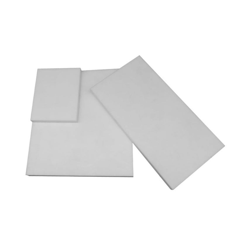 ورقة بلاستيكية بيضاء من PTFE مقاس 100x100x5 مم قابلة لتخصيص الحجم والسماكة للاستخدام الصناعي - Image 3