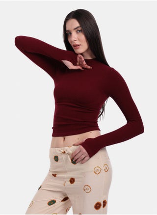 High Neck Top with Thumbhole - pzsku/ZF1103CC0E2F9C07FC1F2Z/45/1750602126/b4275e0b-c9d8-404e-b5e8-2cb80d90a48f