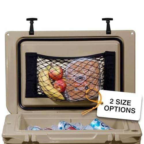 Above Sea Level Cooler Net for Dry Storage and Organization - Compatible with YETI, RTIC, Ninja, Igloo, Coleman, Lifetime, Pelican Ice Chests - Works with Cooler Lights, Wheel Kits, RTIC Cooler Accessories, and More - Image 1