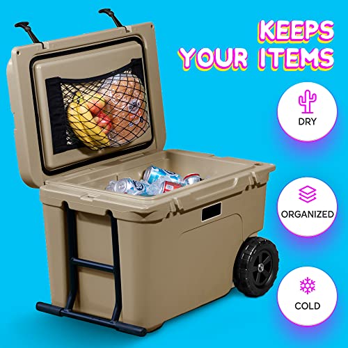 Above Sea Level Cooler Net for Dry Storage and Organization - Compatible with YETI, RTIC, Ninja, Igloo, Coleman, Lifetime, Pelican Ice Chests - Works with Cooler Lights, Wheel Kits, RTIC Cooler Accessories, and More - Image 2
