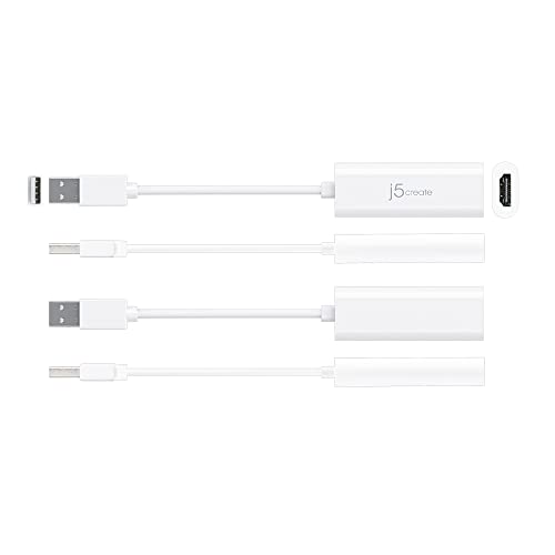 j5create USB to HDMI Display Adapter- USB to HDMI 1080P Cable Converter Adapter for Windows (JUA195) - Image 3