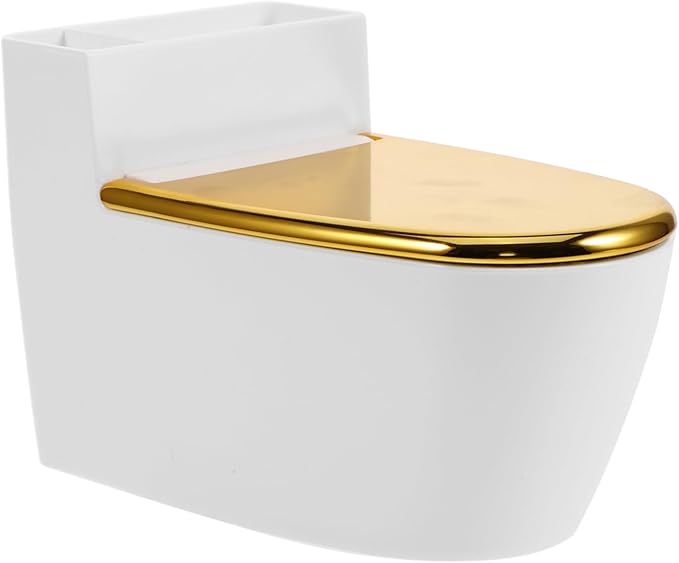 Wall Mounted Toilet Shaped Ashtray Indoor Bathroom Ash Holder Space Saving Design 1 Piece - Image 1