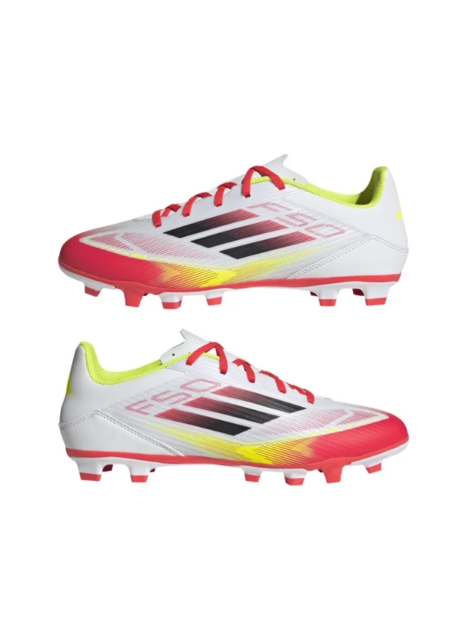 اديداس adidas F50 CLUB FG/MG White Football SHOES for Unisex - 3.5