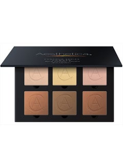 Cosmetics Contour and Highlighting Powder Foundation Palette/Contouring Makeup Kit; Easy-to-Follow, Step-by-Step Instructions Included