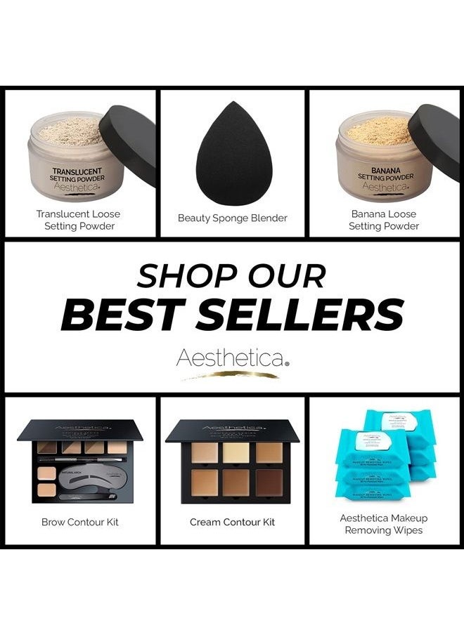 Aesthetica - Cosmetics Contour and Highlighting Powder Foundation Palette/Contouring Makeup Kit; Easy-to-Follow, Step-by-Step Instructions Included - Image 1