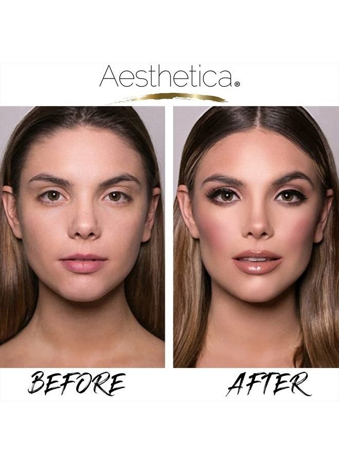 Aesthetica - Cosmetics Contour and Highlighting Powder Foundation Palette/Contouring Makeup Kit; Easy-to-Follow, Step-by-Step Instructions Included - Image 1
