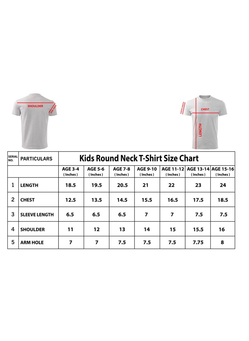 PRINTSHOP4ME - Pack of 5 Kids Yellow Smiley Face T-Shirts - Kids Unisex Round Neck Cotton Short Sleeve Tees - Soft and Comfortable Emoji T-Shirts for Kids - Image 1