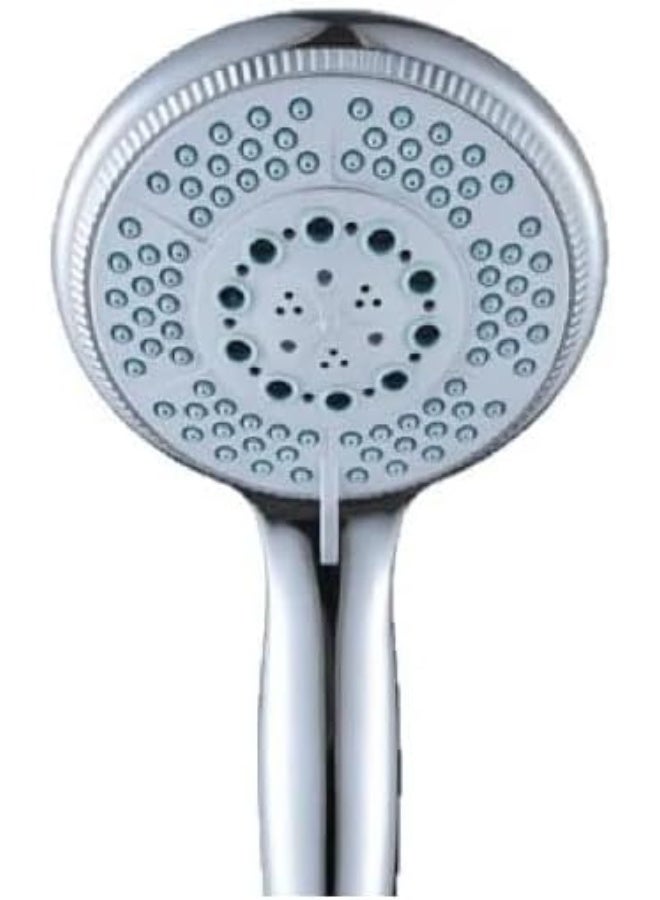 Shower head with 150 cm high water pressure hose (round) - Image 4