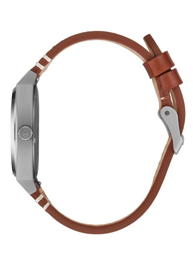 NIXON ساعة تايم تيلر الجلدية - Image 3