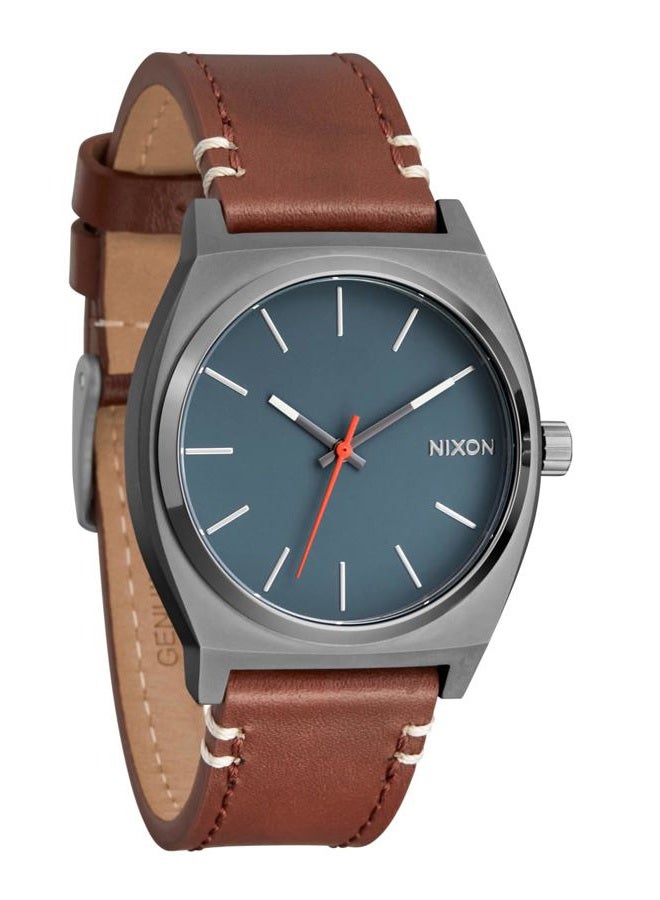 NIXON ساعة تايم تيلر الجلدية - Image 1