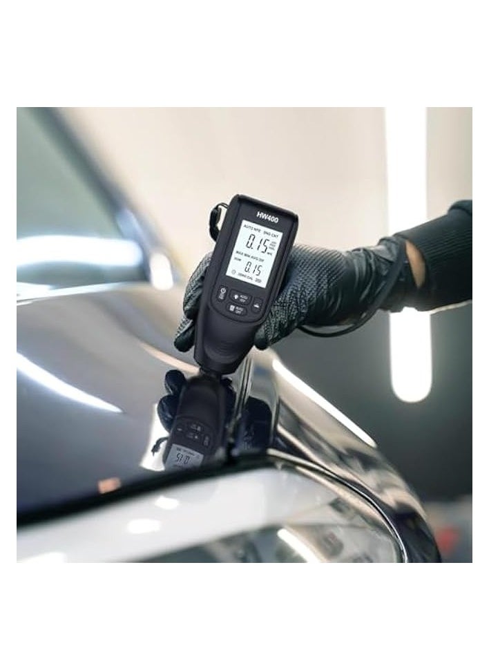 PROMASS Paint Thickness Gauge, Paint Thickness Measuring Tool, Digital Meter Probe Paint Thickness Gauge, Automotive Paint Thickness Tester for Automotive Coatings, 0~2000um Paint Thickness Gauge  - Image 2