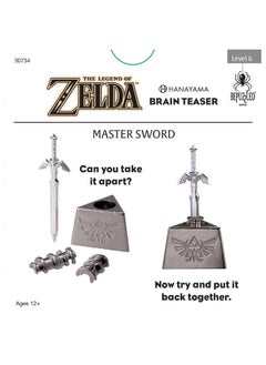 University Games BePuzzled, Legend of Zelda Master Sword Hanayama Brain Teaser, Mensa Rated Level 6, for Ages 12 and Up  - Image 2