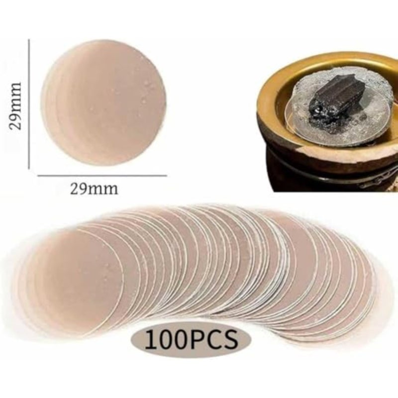Mica Plate Sheets for Incense Burners, Reusable Mica Plates for Sandalwood Chips, Extend Combustion Time, Aromatherapy Pad for Home Use - Image 2