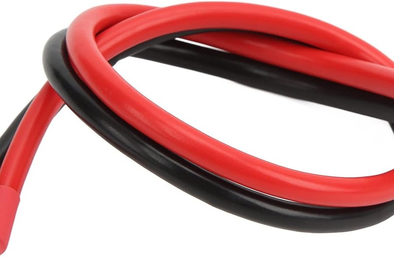 AQXREIGHT 8AWG Red Black Battery Inverter Cable 2PCS Flexible PVC for Car Boat Solar - Image 4