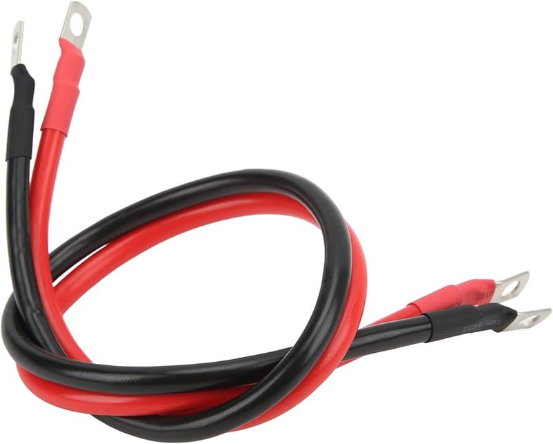 AQXREIGHT 8AWG Red Black Battery Inverter Cable 2PCS Flexible PVC for Car Boat Solar - Image 1