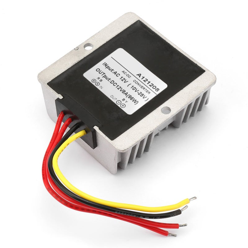 AC-DC Power Module 12V 96W 8A IP67 Waterproof - 96% High Conversion Efficiency for Car Audio LED Display - Image 2