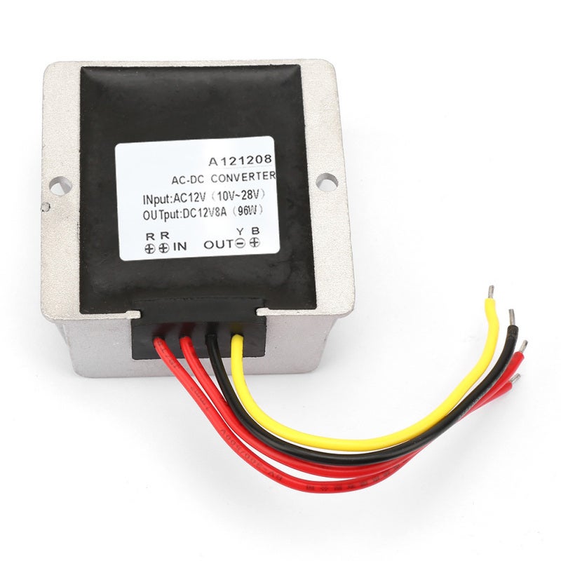 AC-DC Power Module 12V 96W 8A IP67 Waterproof - 96% High Conversion Efficiency for Car Audio LED Display - Image 1