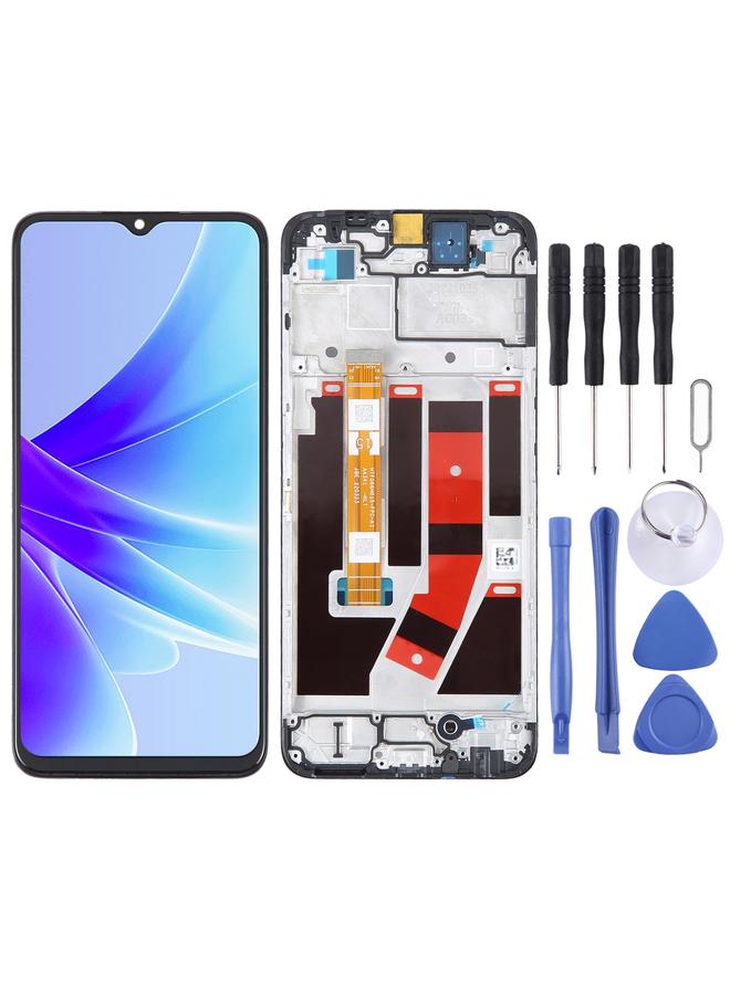erorex Replacement For OPPO A77s OEM LCD Screen Digitizer Full Assembly with Frame - Image 1