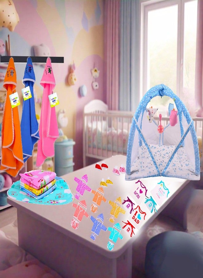 Toddylon All in One Daily Essential in One Pack 36 in 1 New Born Baby Products Gift Packs | Hospital Kit Combo | Infants Boys Girls | Perfect for Newborns | Ideal for 0–6 Months (Blue) - Image 4