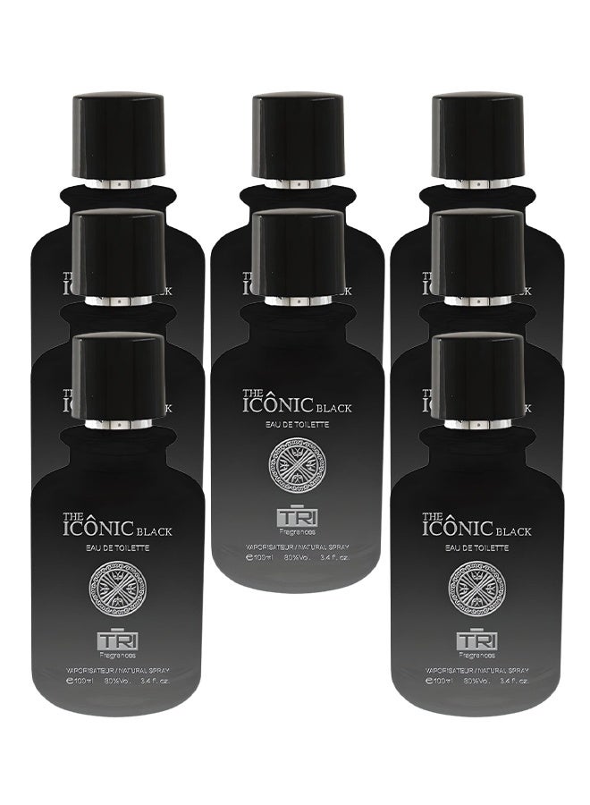 عطور TRI 8 قطع عطر بلاك أيقوني للرجال 100 مل - Image 1