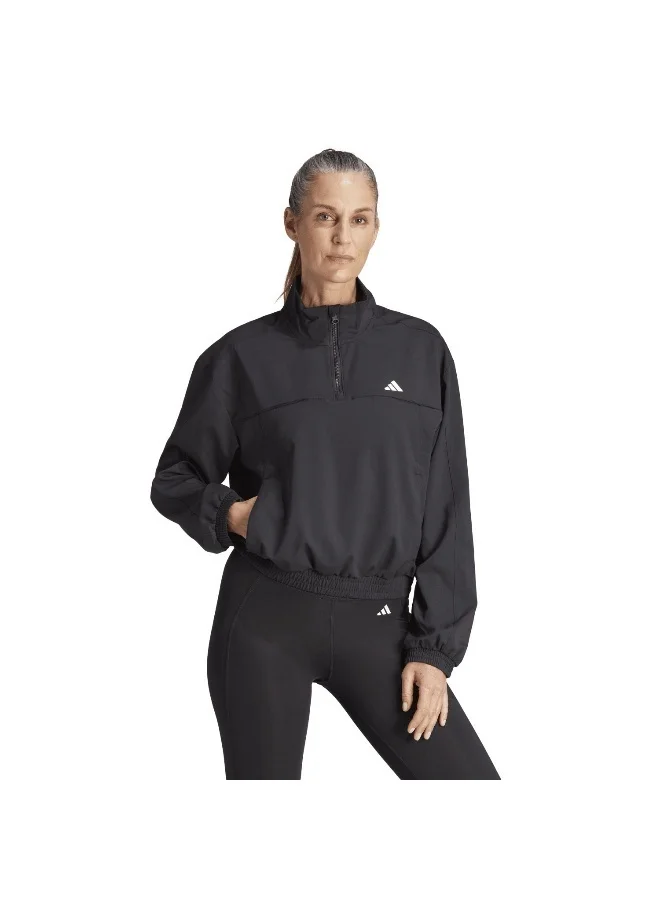 adidas Originals Tr-Es Min 1/4Z Black Training Track Tops 2XS