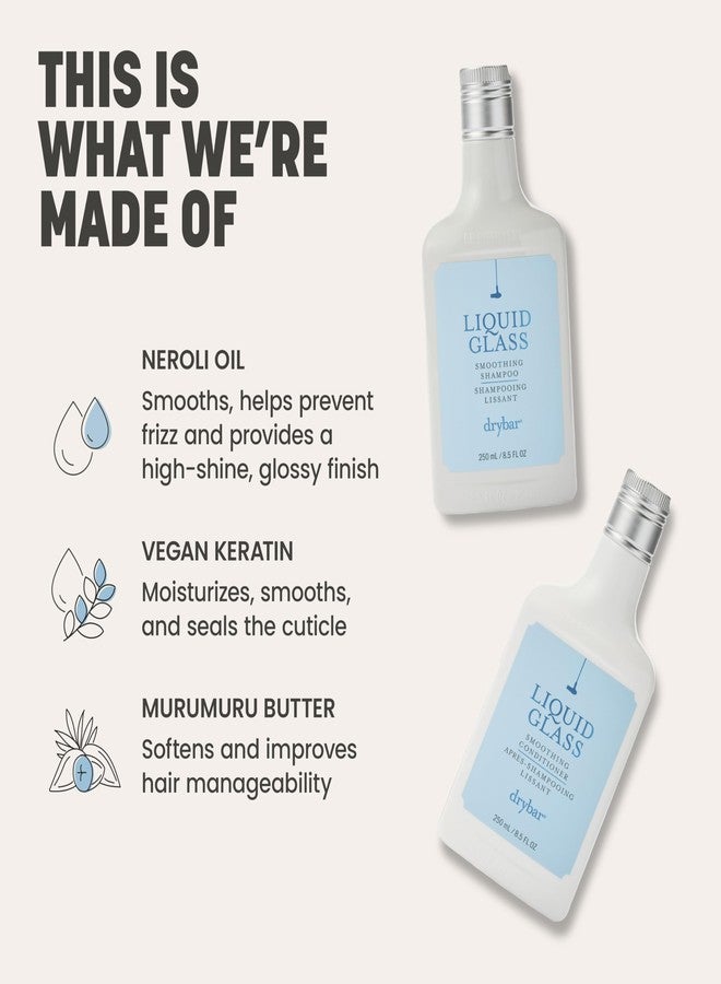 Drybar Liquid Glass Smoothing Shampoo - Travel Size | Cleanses Hair, Reduces Frizz, Adds Smooth & Shiny Finish, Lightweight Formula for all Hair Types, Vegan & Cruelty Free - Image 4