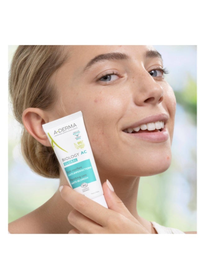 A-Derma Biology AC Global Anti-Blemish Cream 40ml - Image 4