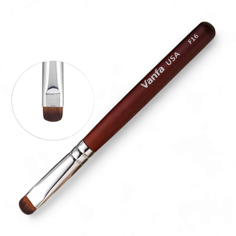 Vanfa French Brush for Nails, Clean up brush for Gel Nail Polish F16 - Image 1