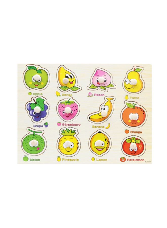 Educational Wooden Puzzle Set 30x22x0.5centimeter, Age 1+ Years 30x22x0.5cm - Image 1