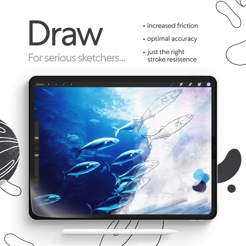 Paperlike 2.0 (النموذج السابق) لجهاز iPad 10.2" - واقي شاشة للرسم والكتابة كما على الورق - Image 3