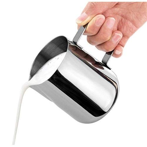 Taluka Stainless Steel Frothing Pitcher Milk Pot 350 Ml Standard Silver - Image 3
