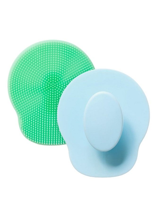 ROSS - Silicone Face Cleansing Scrubber For Exfoliation Massaging (Pack Of 2) - Image 1