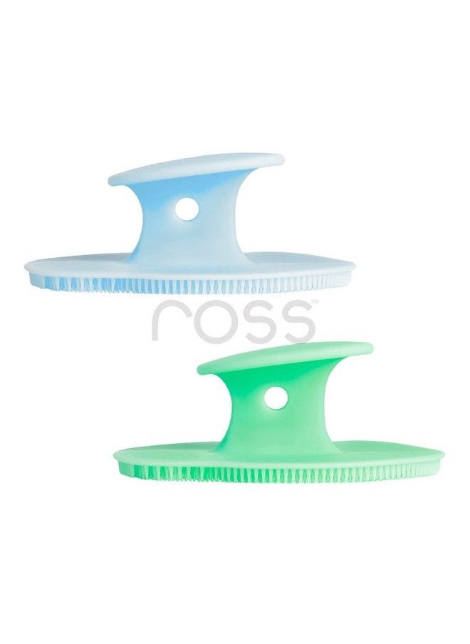 ROSS - Silicone Face Cleansing Scrubber For Exfoliation Massaging (Pack Of 2) - Image 1