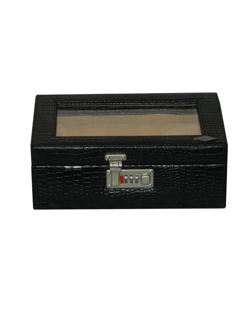 LAVERI LEATHER Laveri Genuine Leather Bracelet Jewelry Box with 2 Removable Rolls - Holder Stores Bracelets, Bangles & Watches Bangle Vanity Box REMOVABLE Vanity Box Removable Vanity Box  - Image 5
