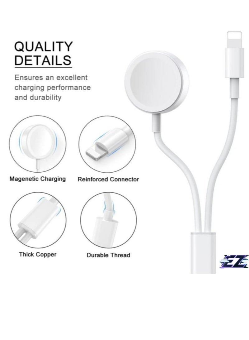 ELTRAZONE "Sleek 4.9 ft MFi Certified Magnetic Charging Cable for Apple Watch & iPhone" - Image 2